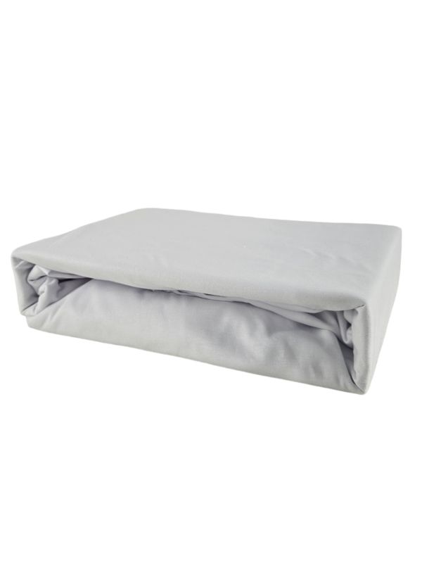 Prześcieradło gumka jersey Kam-Pol bawełna premium 70x160 białe 1 szt.
