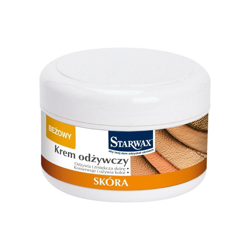 Krem do skór Beżowy Starwax Nawilżający i Pielęgnujący 0,15 l