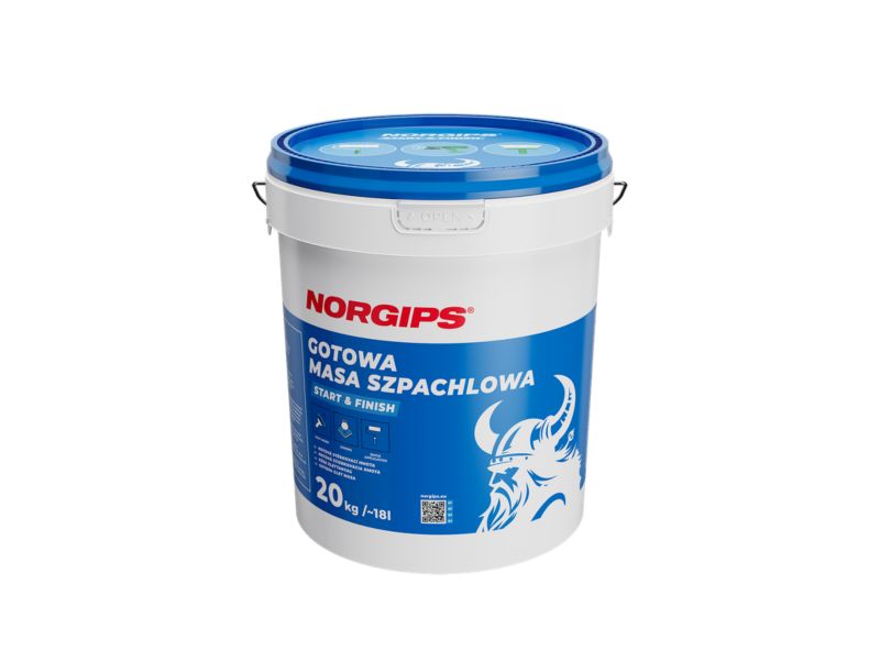 Gotowa masa szpachlowa Norgips Start & Finish 20 kg