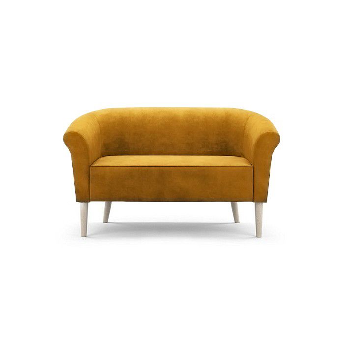 Sofa Bettso Pero 2 132 cm z miękkim oparciem miodowa 1szt.