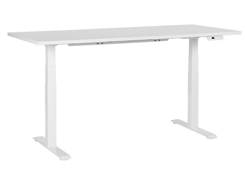 Biurko regulowane Elektryczny Biały Destines 180 x 80 cm 1 szt.