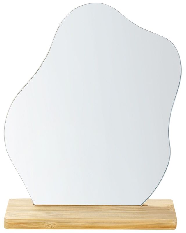 Lustro stojące Lozere Nieregularny Jasne drewno 1 szt.