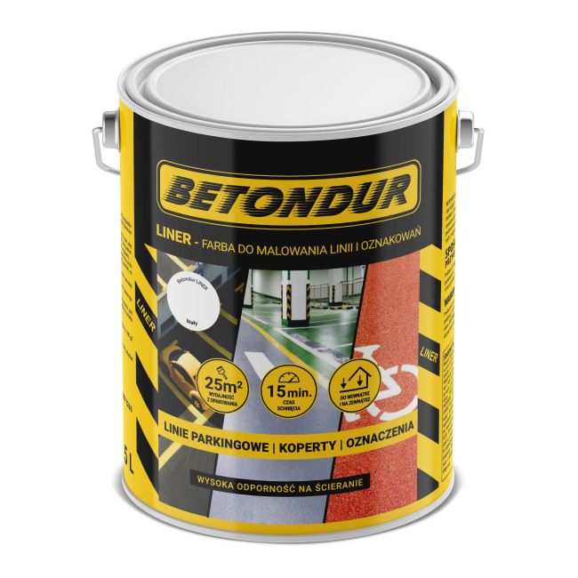 Farba do betonu Betondur Liner biała 5 l