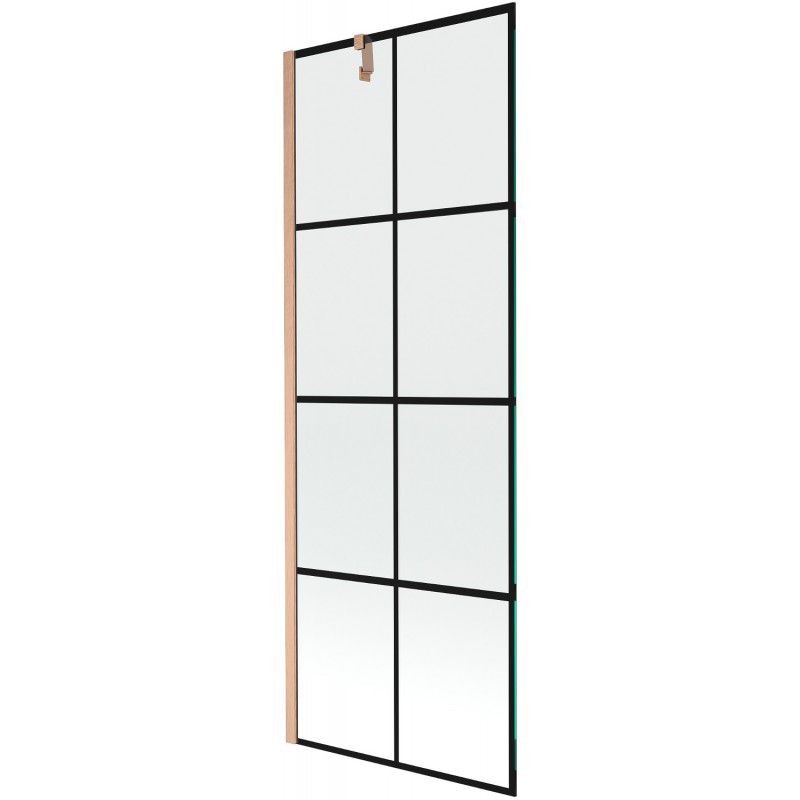 Parawan nawannowy Mexen Next czarny wzór 70x150 cm 895-070-000-00-77-65 1 szt.