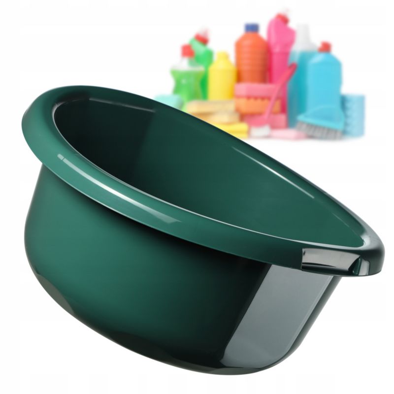Miska KADAX Plastikowa 20L Okrągła miednica Zieleń 1 szt.