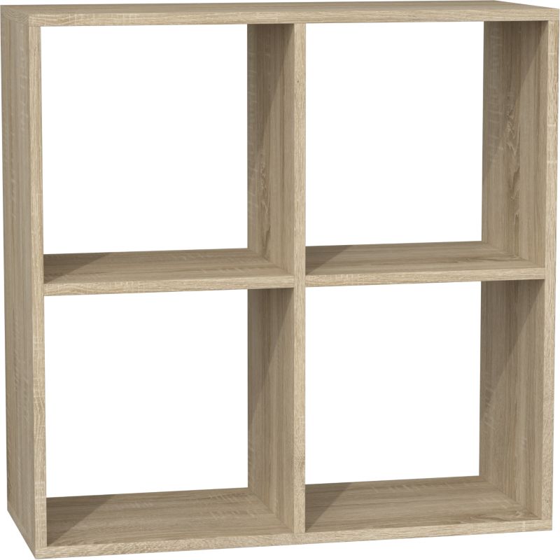 Regał Komorowy Topeshop Malax 2x2 - Dąb Sonoma 30x74x75 cm 1 szt.
