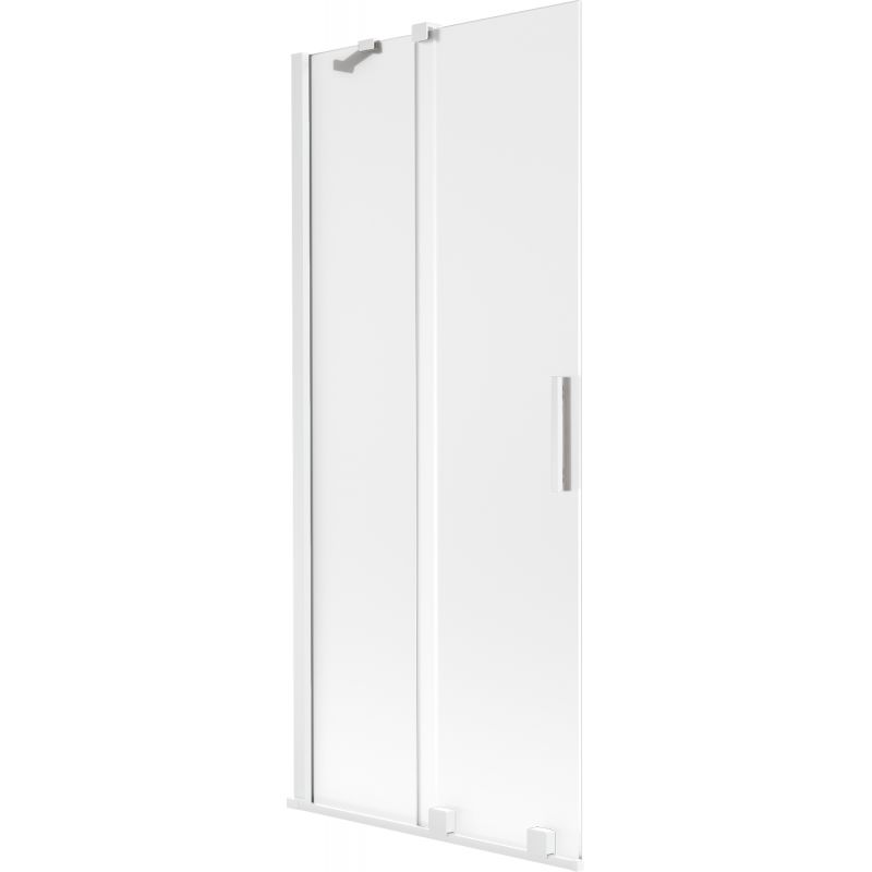 Parawan nawannowy 2-skrzydłowy Mexen Velar szron/biały 85x150 1 szt.
