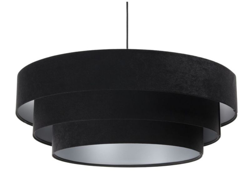 Lampa Bps Koncept wisząca TRIO czarna/srebrna 1 szt