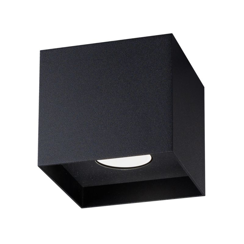 Plafon Sollux Lighting HATI czarny 1 szt.