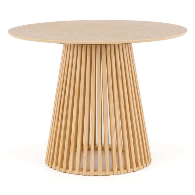 Stół okrągły MebleMWM YY5940 120 cm naturalny dąb 1 szt.