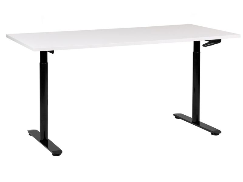 Biurko regulowane Manualny Biały Destinas 160 x 72 cm 1 szt.