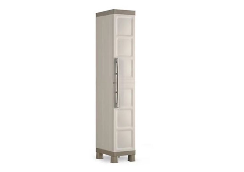 Szafa Słupek Wąska Keter Excellence 1 Door Cabinet 45x33x182cm Brązowa 1 szt.