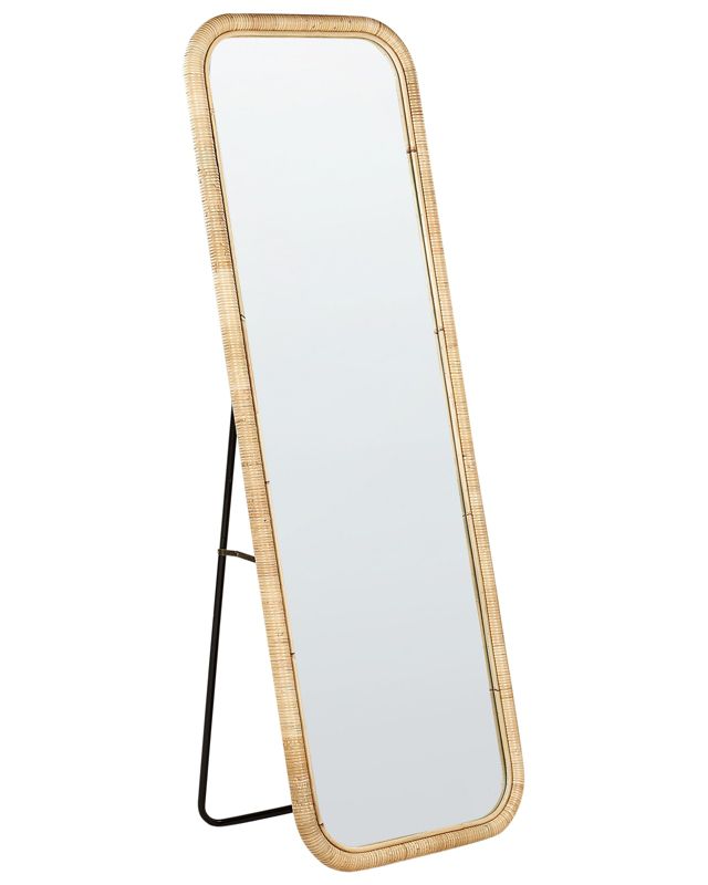 Lustro stojące Malange 150 cm Rattan Naturalny 1 szt.