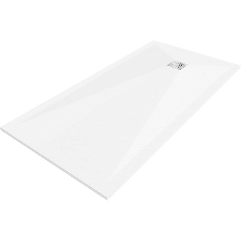 Brodzik prostokątny Mexen Stone+ biały 160x70 cm 1 szt.