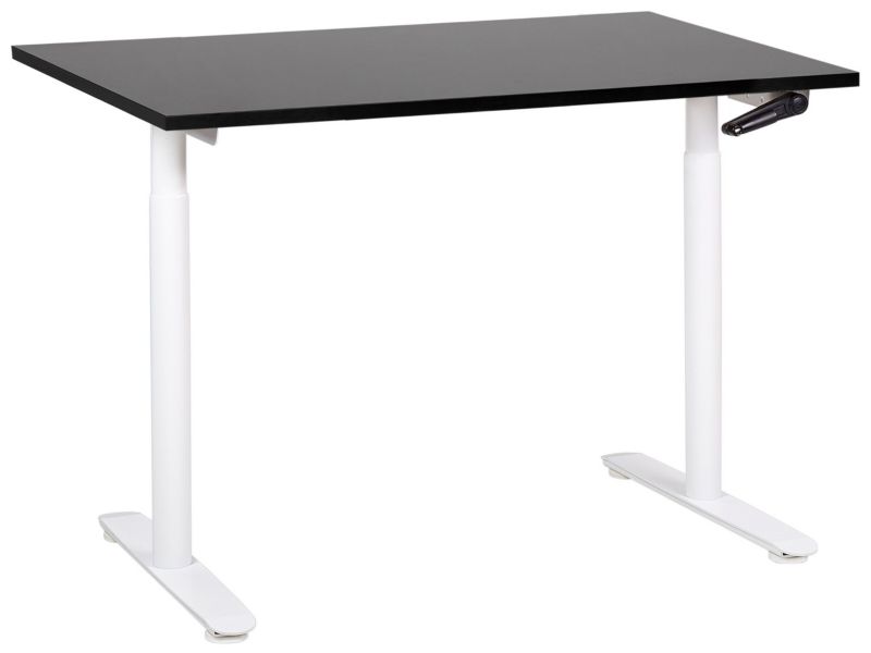 Biurko regulowane Manualny Czarny Destinas 120 x 72 cm 1 szt.