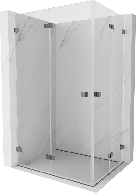 Kabina prysznicowa składana Mexen Lunar-F transparent gun metal 85 x 75 cm 1 szt.