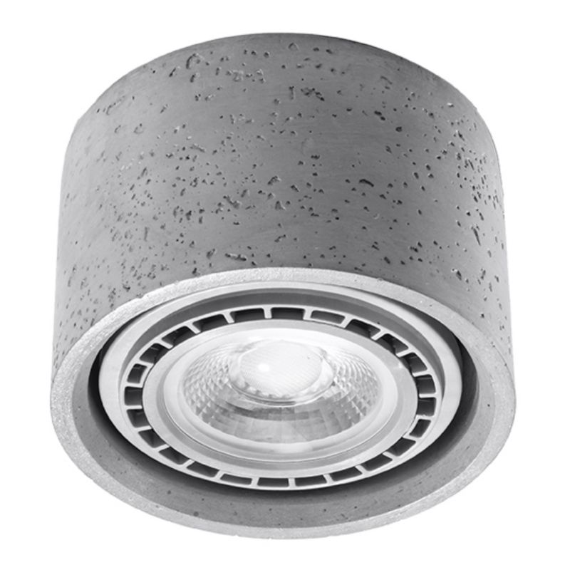 Plafon Sollux Lighting BASIC 1 beton 1 szt.