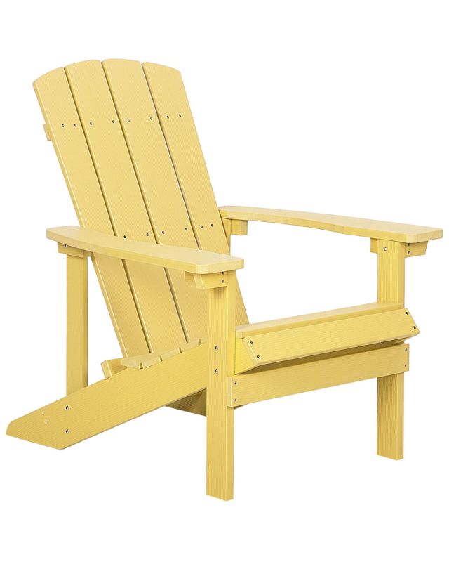Krzesło ogrodowe Adirondack Żółty 1 szt.