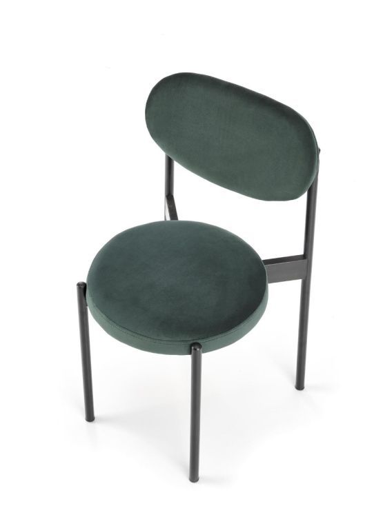 Krzesło Halmar tapicerowane K509 VELVET zielone 1 szt