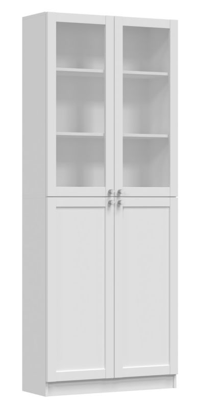 Witryna Topeshop Pafos W80 2SH 2 Szyby 80 Cm Regał Na Książki 31x80,5x200 cm 1 szt.