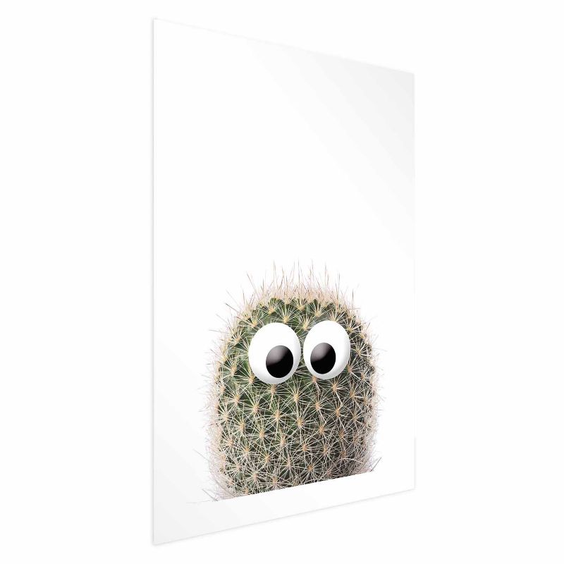 Plakat Artgeist Kaktus z oczami 40x60 cm bez ramy 1 szt
