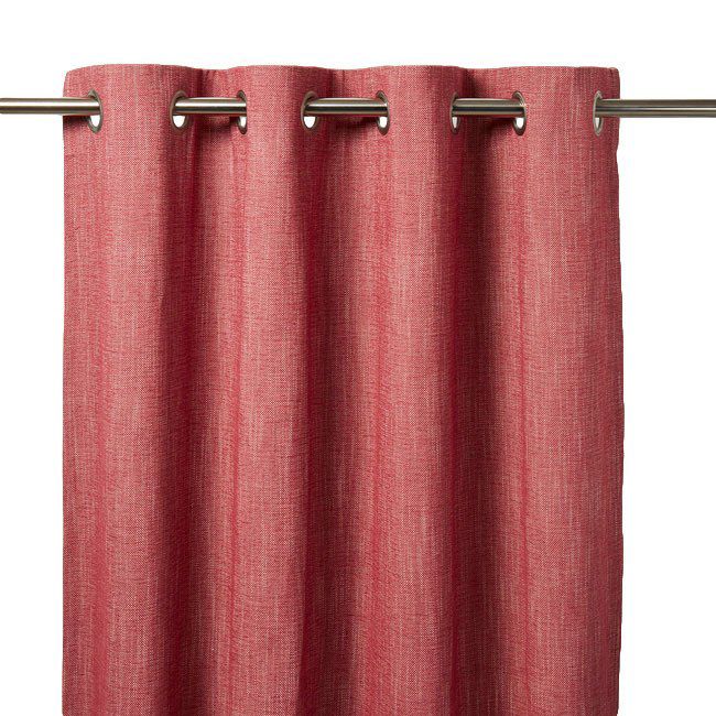Zasłona GoodHome Tiga 140 x 260 cm czerwona