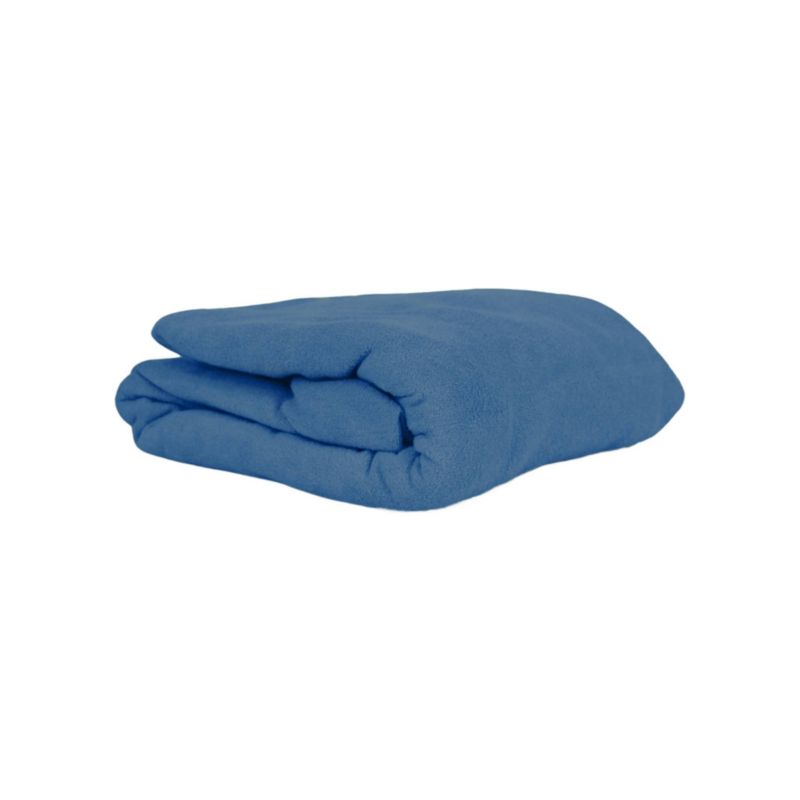 Prześcieradło gumka jersey Kam-Pol bawełna premium 200x220 niebieski 1 szt.