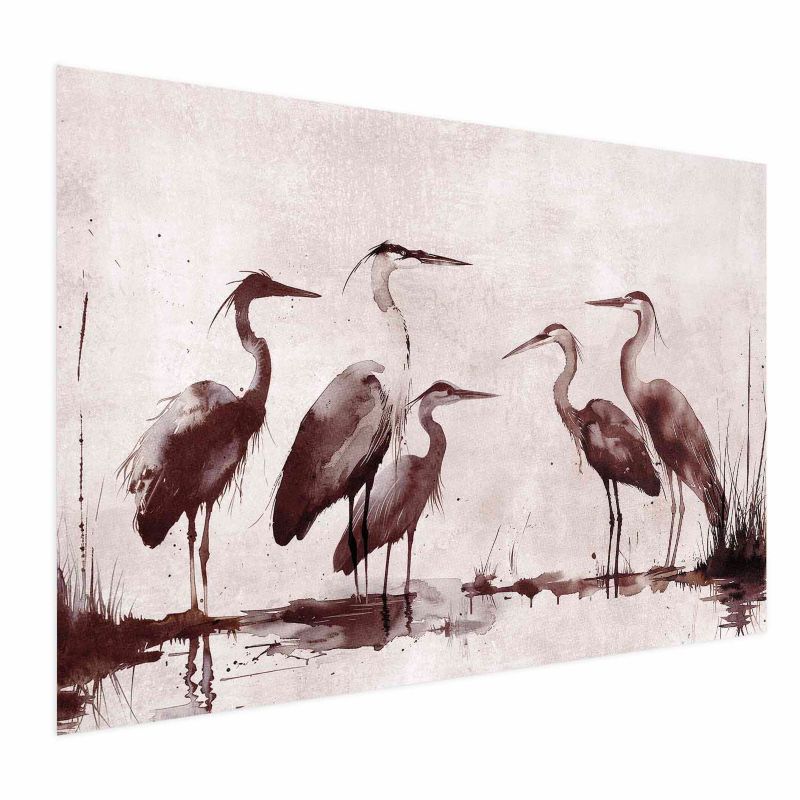 Plakat Artgeist Malowane czaple 60x40 cm bez ramy 1 szt