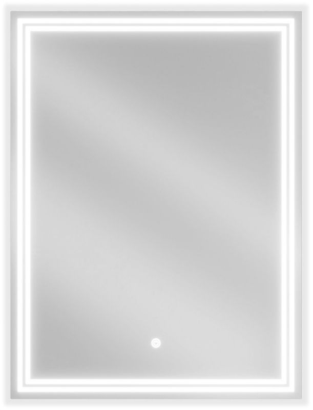 Lustro łazienkowe prostokątne Mexen Taco zimna barwa LED 60x80 cm 1 szt.