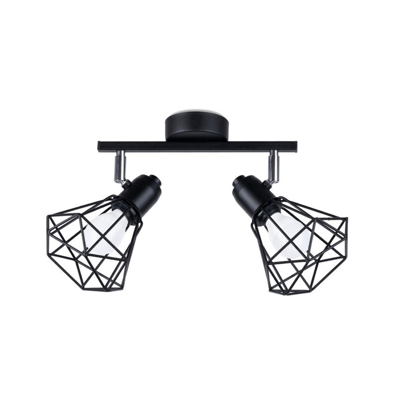 Plafon Sollux Lighting ARTEMIS 2 czarny 1 szt.