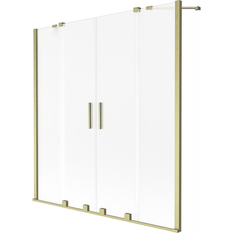 Parawan nawannowy Mexen Velar złoty szron 140x150 cm 1 szt.