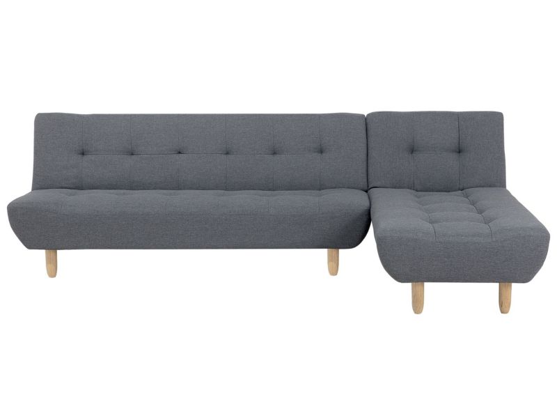 Sofa narożna lewostronna Alsten Ciemnoszary Lewostronny 1 szt.