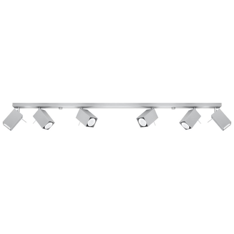 Plafon Sollux Lighting MERIDA 6L szary 1 szt.
