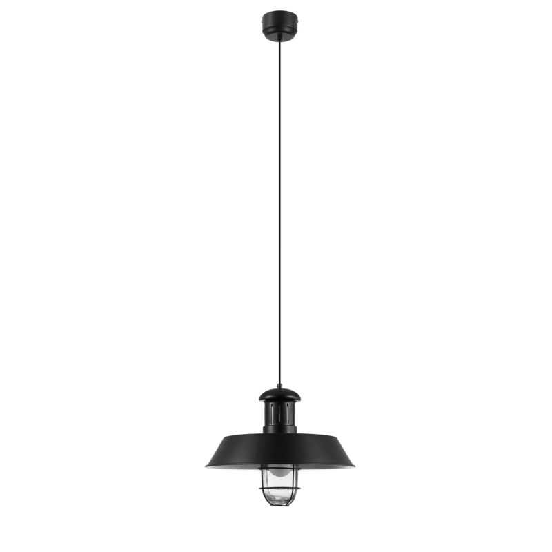 Lampa wisząca GoodHome Genly 1-punktowa E27 czarna