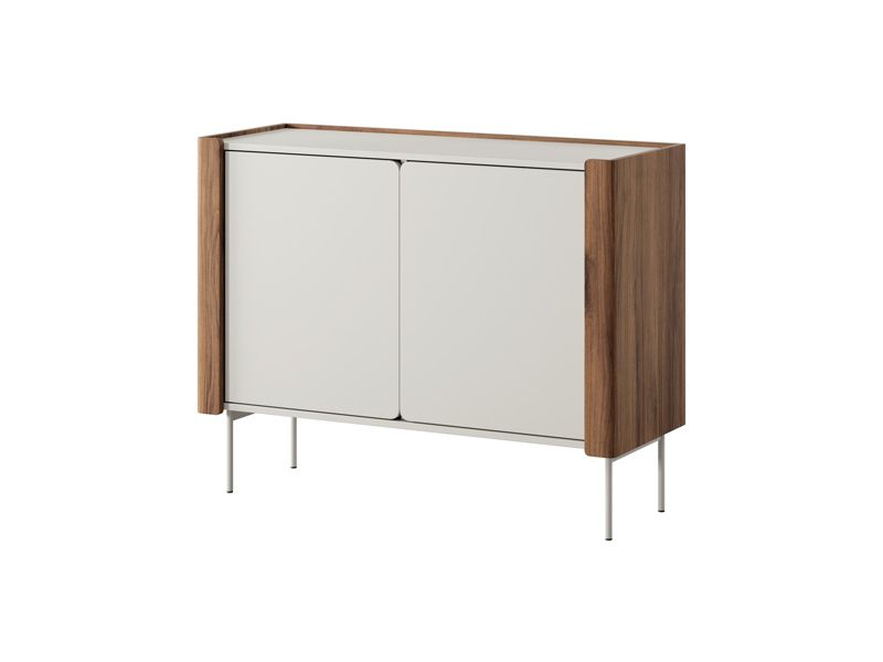 Komoda dwudrzwiowa Bettso Paris 105 cm do nowoczesnego salonu kaszmir orzech 1szt.