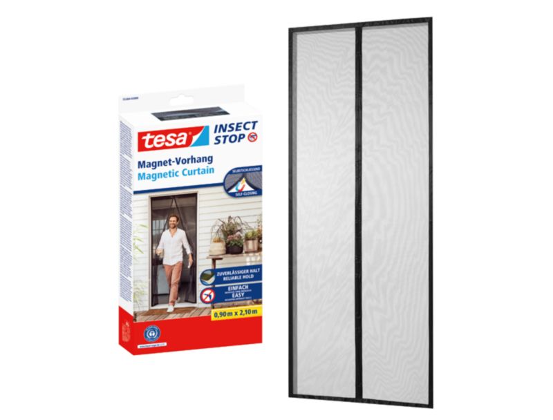 Moskitiera magnetyczna Zasłona 2,1 x 0,9 m antracyt
