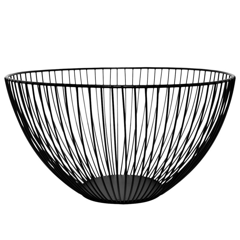 Kosz na owoce Springos koszyk metalowy 25x15 cm czarny 1 szt.