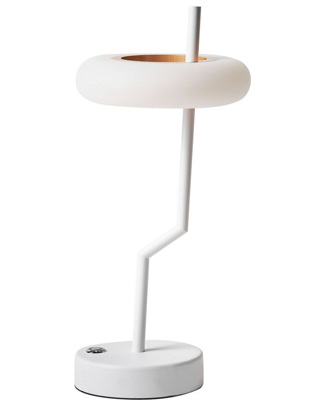 Bezprzewodowa lampa stołowa Alviela LED Metal Biały 1 szt.