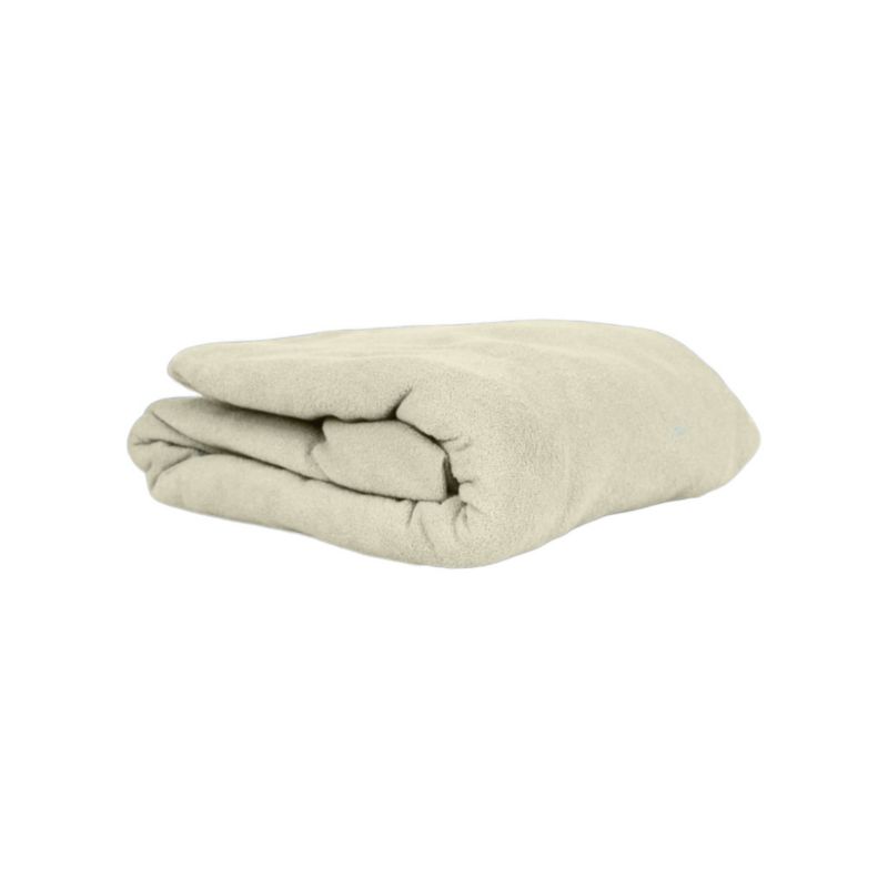 Prześcieradło gumka jersey Kam-Pol bawełna premium 200x220 kremowy 1 szt.