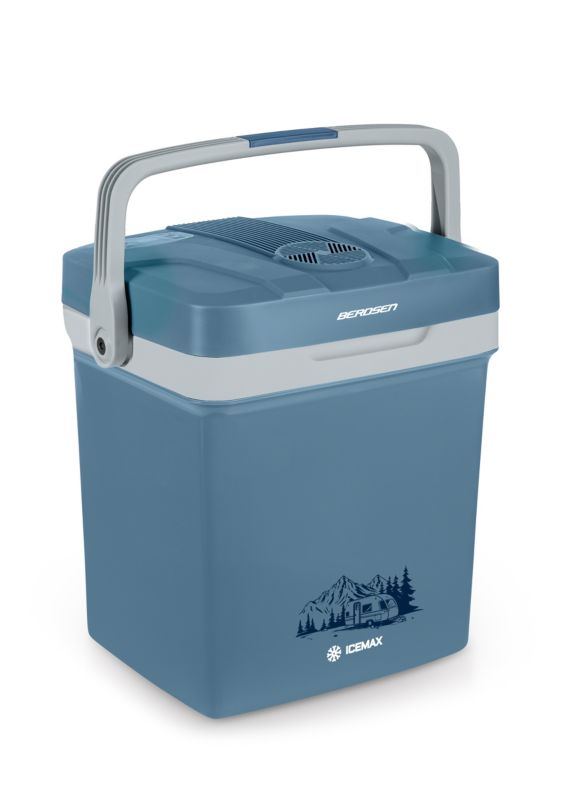 Lodówka turystyczna Berdsen samochodowa 12V/230V USB 26l niebieska 1 szt.