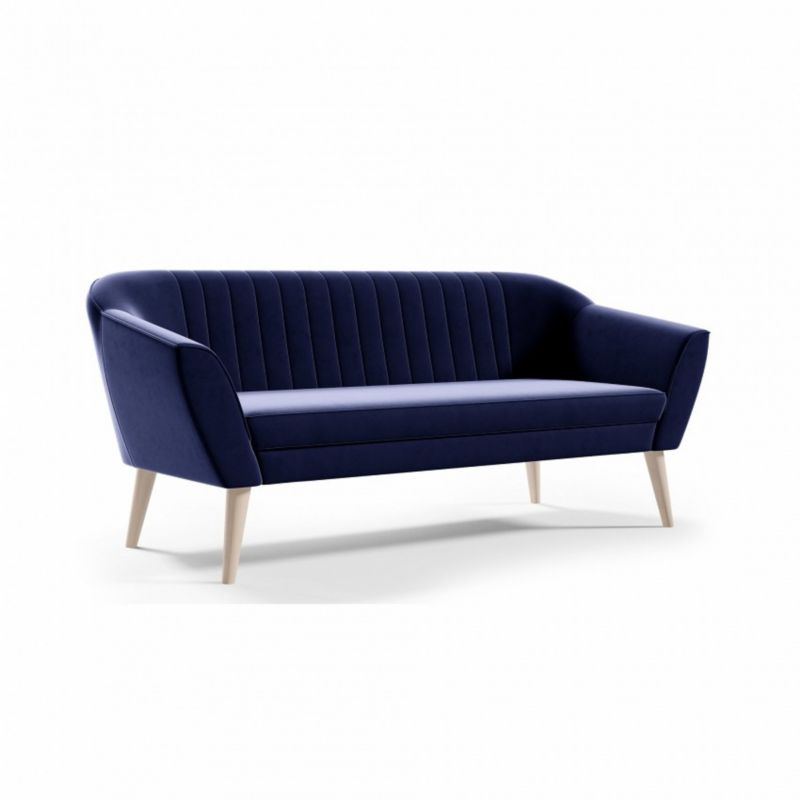 Sofa Bettso Pirs 3 180 cm z miękkim oparciem granatowa 1szt.