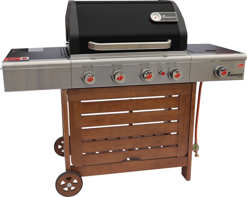 Grill gazowy Landmann TRITON 4.1 PTS czarny 12202