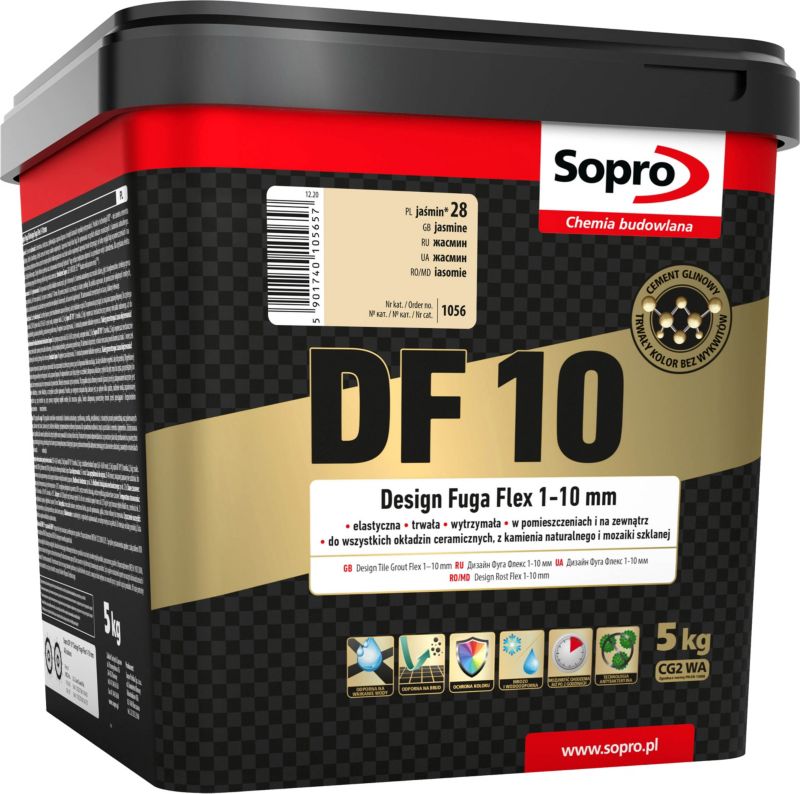 Fuga Sopro Flex DF 10 jaśmin 5 kg