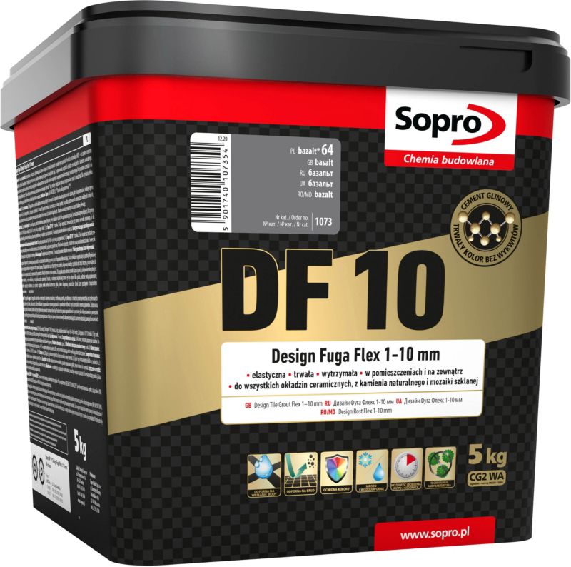 Fuga Sopro Flex DF 10 bazalt 5 kg