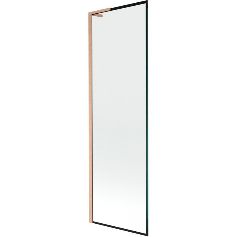 Parawan nawannowy 1-skrzydłowy Mexen Next L czarny wzór 60x150 cm 895-060-000-03-70-65 1 szt.