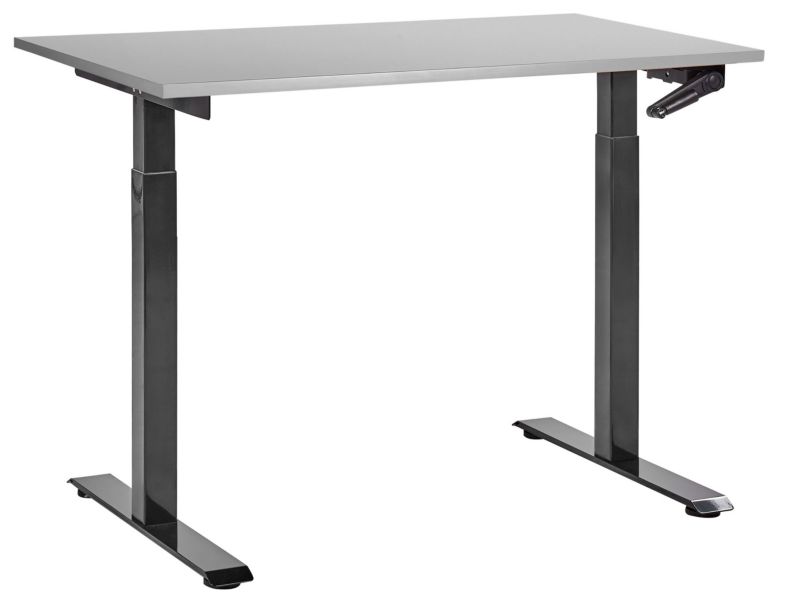 Biurko regulowane Manualny Jasnoszary Destines 120 x 72 cm 1 szt.