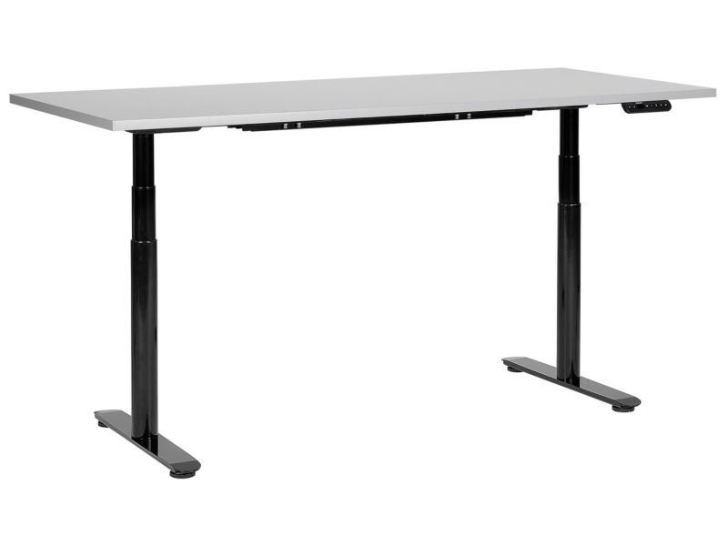 Biurko regulowane Elektryczny Jasnoszary Destinas 180 x 80 cm 1 szt.