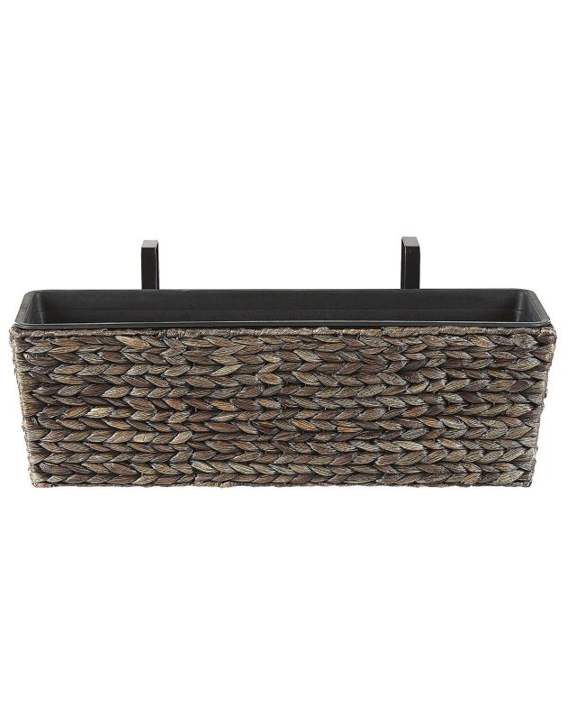 Doniczka 60 x 20 x 18 cm brązowa Kawala 1 szt.