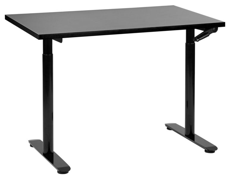 Biurko regulowane Manualny Czarny Destinas 120 x 72 cm 1 szt.