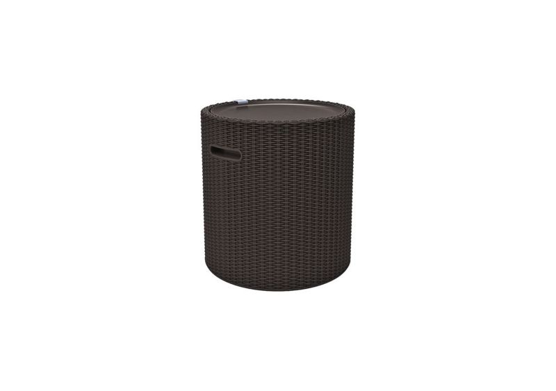 Taboret Keter Chłodzący Cool Stool Ogrodowy Schowek - Brązowy